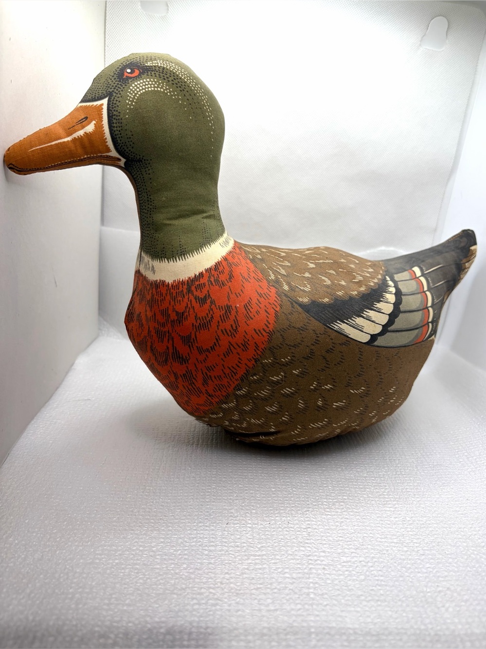 Vintage Mallard Duck 1980’s  stuffed decoy